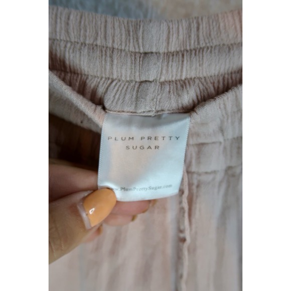 Plum Pretty Sugar Ruffle Flowy Pant - Picture 3 of 5